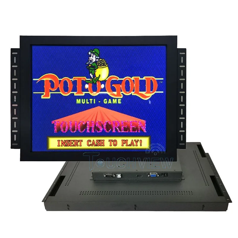 17 Inch 3M ELO IR RS232 Touch Gaming Monitor For Aristocrat Bally IGT Video Game Machine