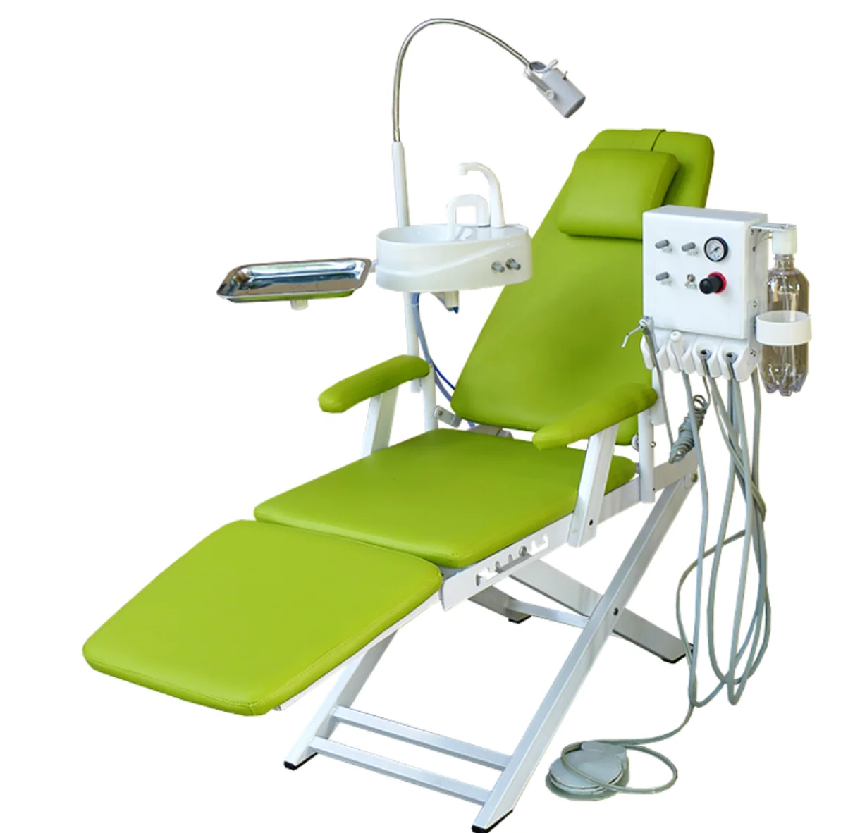 Folding Simple Dental Unit Chair Unit Dental Cart Mobile Dental Chairs Unit Price