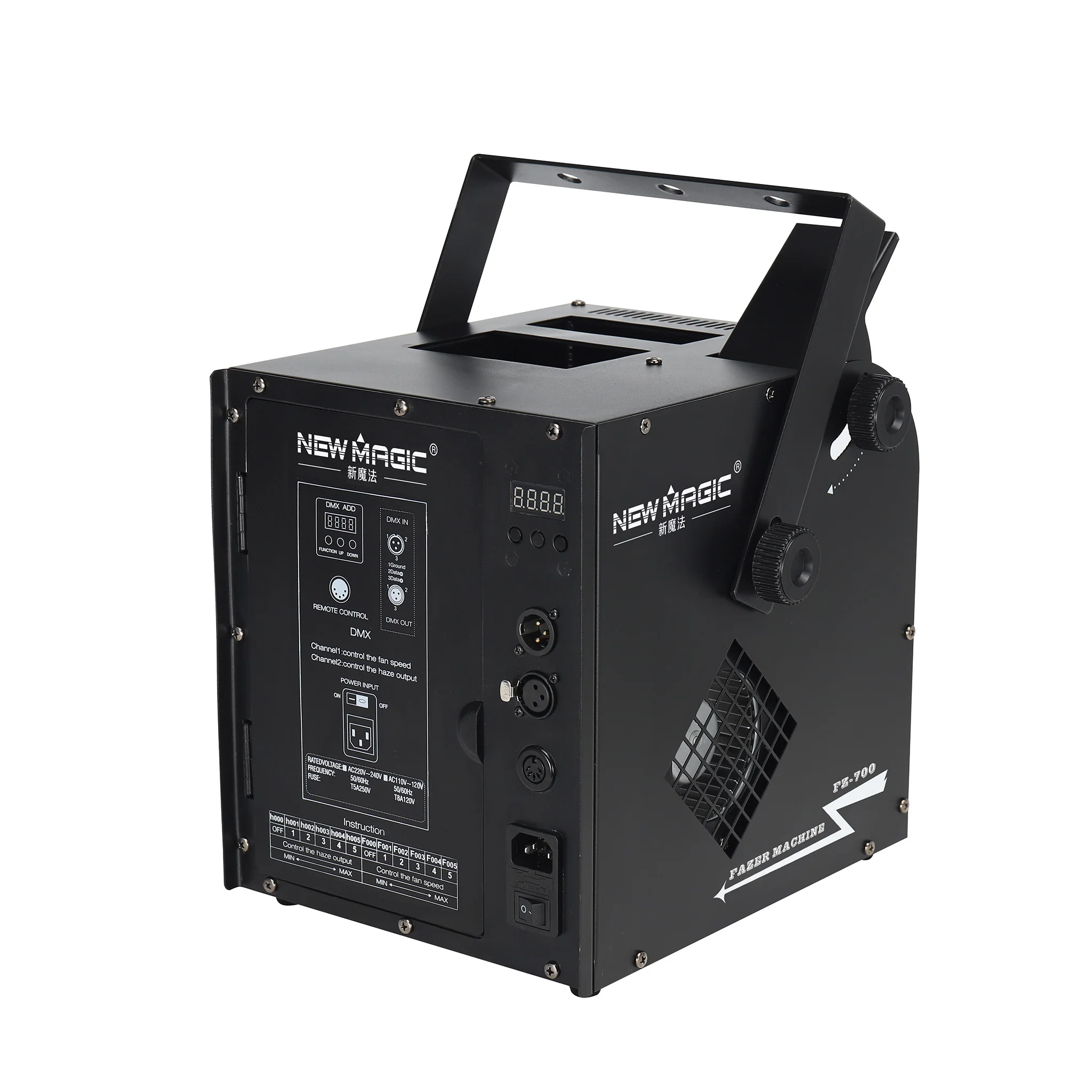 Professional Lighting Water Base Hazer Machine DMX Timing Quantitative Fog Smoke Control Machine for Stage KTV DJ