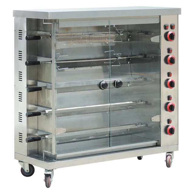 Vertical gas chicken rotisserie for sale EB-WG02