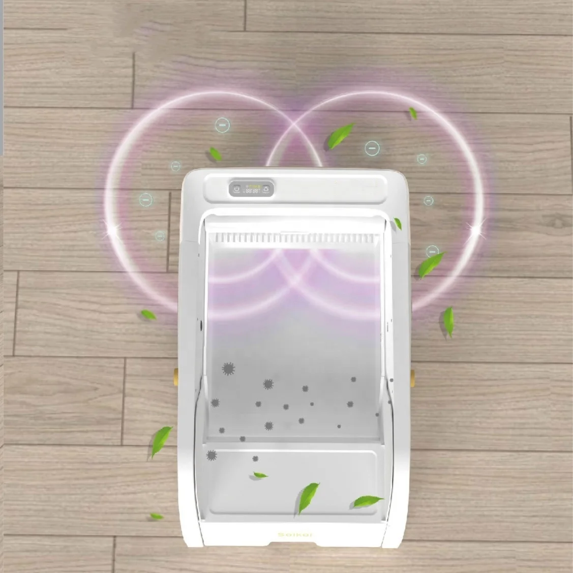 Customizable New Design Semi Open Self-cleaning Litter Box Infrared Sensing Delayed Cleanup Automatic Cat Litter Box