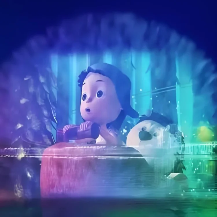 Fashionable Water Screen Fountain Musical Dancing Fountain with Colorful Lights