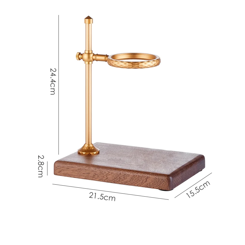 hand drip pour over coffee filter holder coffee filter paper rack Wood
