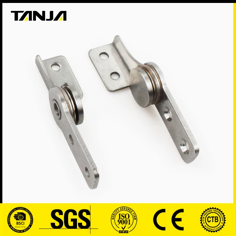 Stainless steel 304 polish fixed torque hinge can stop at any angle hinge for LCD monitor surveillance camera hinge