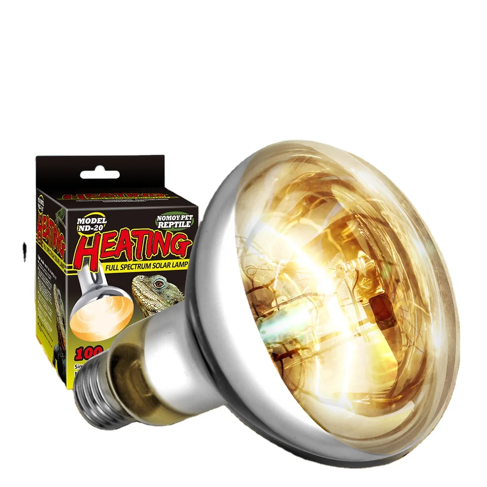 Pet wholesale lamp UVA UVB Sun Light Intense Basking Spot Simulated Natural Sunlight Reptile Heating for Lizard Snake Turtle