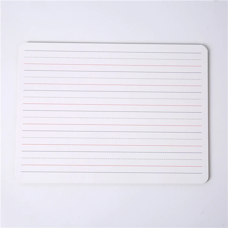 22x30cm Kids Portable Dry Erase Lapboard 2 Sided Blank Dry Erase Board Custom For Classroom