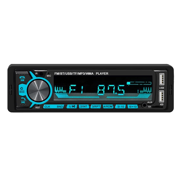 car audio mp3 player 7701 fm transmitter multifunctional car mp3 player for car with bass button