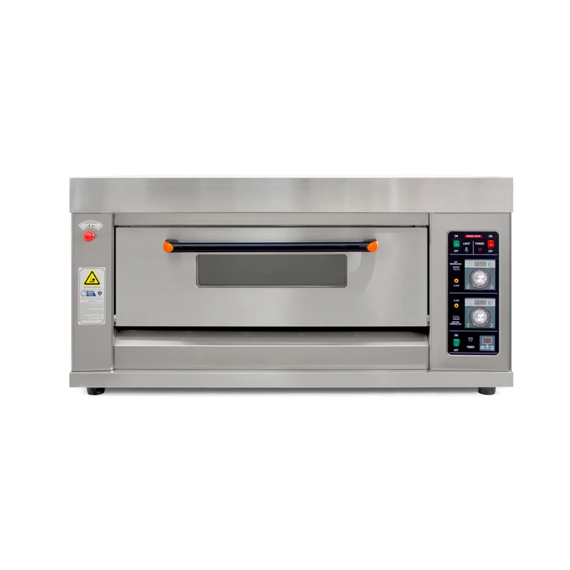 Commercial Single Deck 2 Trays Gas Baking Oven For Bread