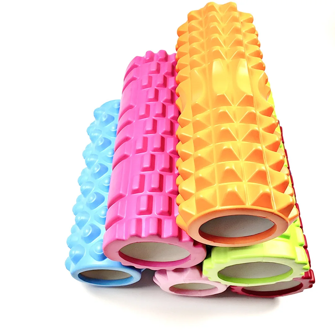 33cm Hollow yoga post Muscle Relaxation Massage roller EVA Mace Fitness foam axis Yoga Massage stick
