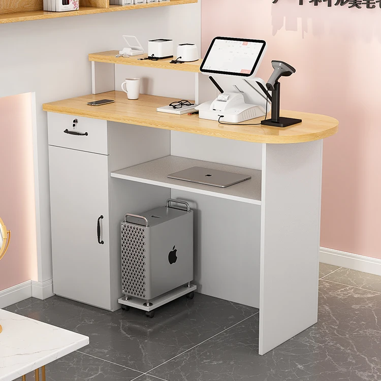 Cashier Desk Table Reception Counter Retail Shop and Supermarket Equipment