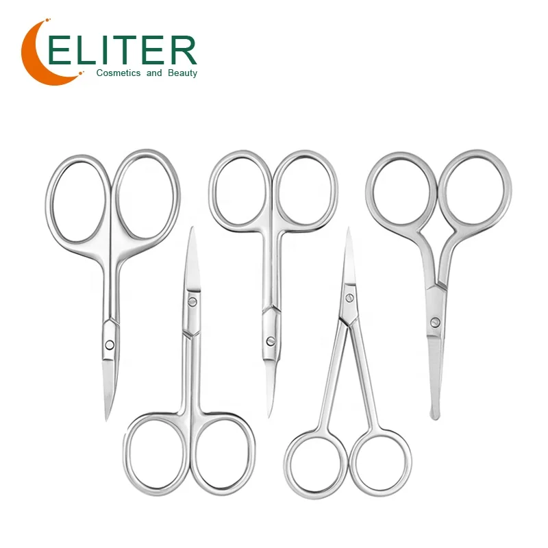 Eliter Hot Sell In Stock Stainless Steel Stainless Nail Scissors Finger Nail Scissor Scissors Nail Machine