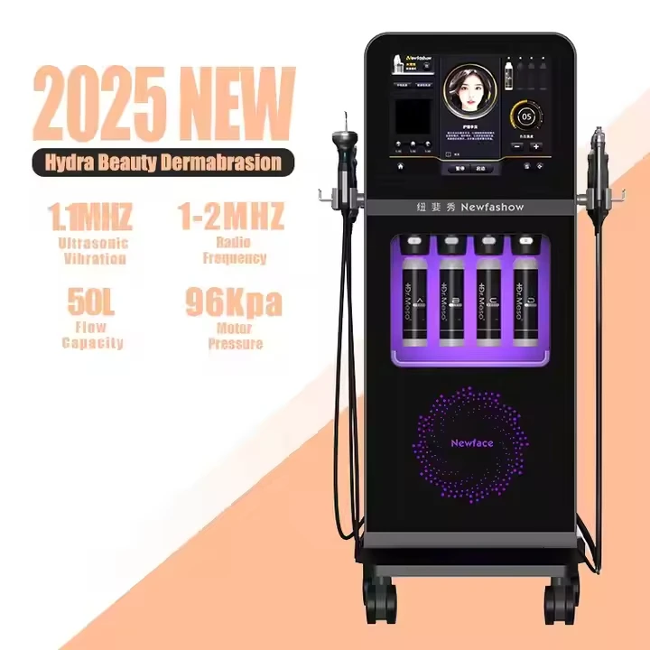 NewFace 2025 High Performance Hydra Skin Purifying Revitalizing Cleansing Hydro Beauty Professional Facial Machine Manufacturer