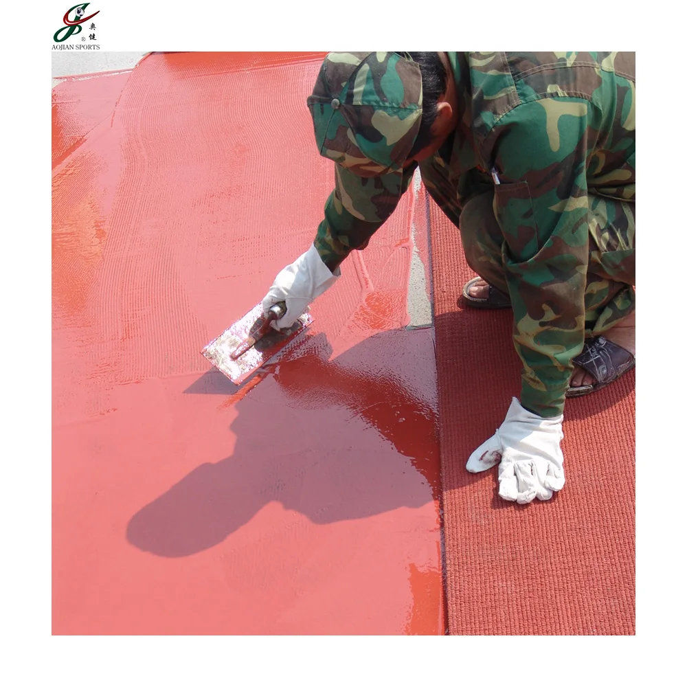 Полнополиуретановое покрытие из полиуретана EPDM дышащий синтетический материал цена резиновый напольный рулон пластиковая взлетно-посадочная полоса для беговой дорожки