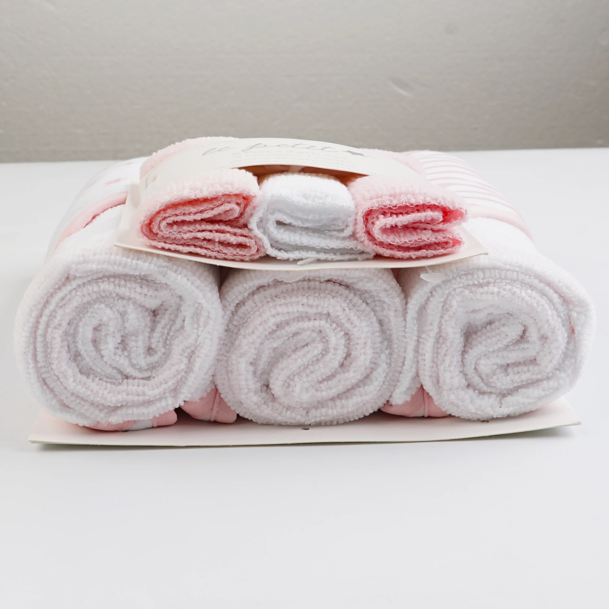 3+3 6pc bath set  hooded towel Unisex, Premium Soft  bath terry loop hooded towel and washcloth microfiber terry soft bath set