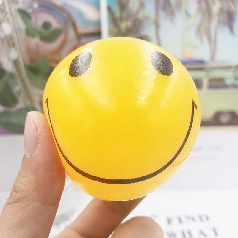 Пользовательские печати emoji смайлик уход за кожей лица мягкие мягкими squeeze стресс рельеф мяч для детей и взрослых