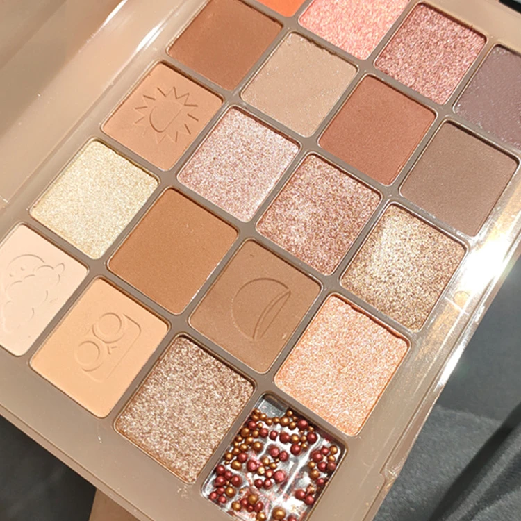 High Pigmented Eyeshadow Palette Custom Your Brand 20 Colors Matte Metallic Eye Shadow Glitter Eyeshadow Palette Makeup