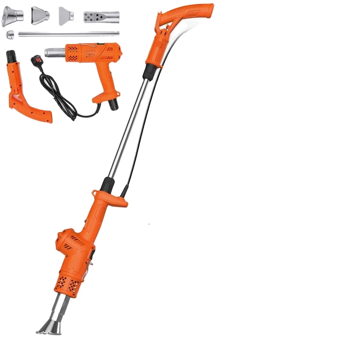 
Горящая трава древесного угля горячий воздух пистолет газовая горелка 2000 Вт 3in1 Многофункциональный портативный садовый Электрический сорняк 