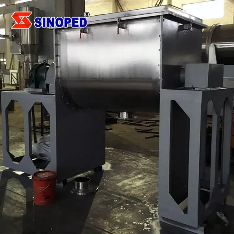 WLDH horizontal ribbon blender spice powder mixer machine /washing powder mixing equipment/screw belt mixing mechanical
