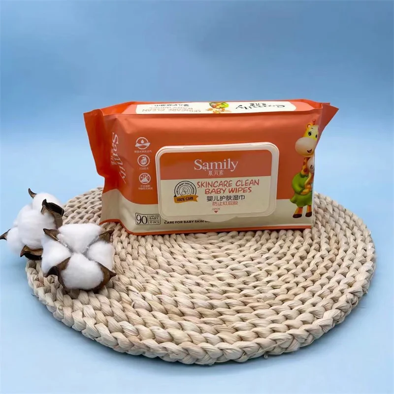 Disposable Baby Diaper Wipes Hypoallergenic and Unscented OEM Organic Baby Water Wipes for sale in good price