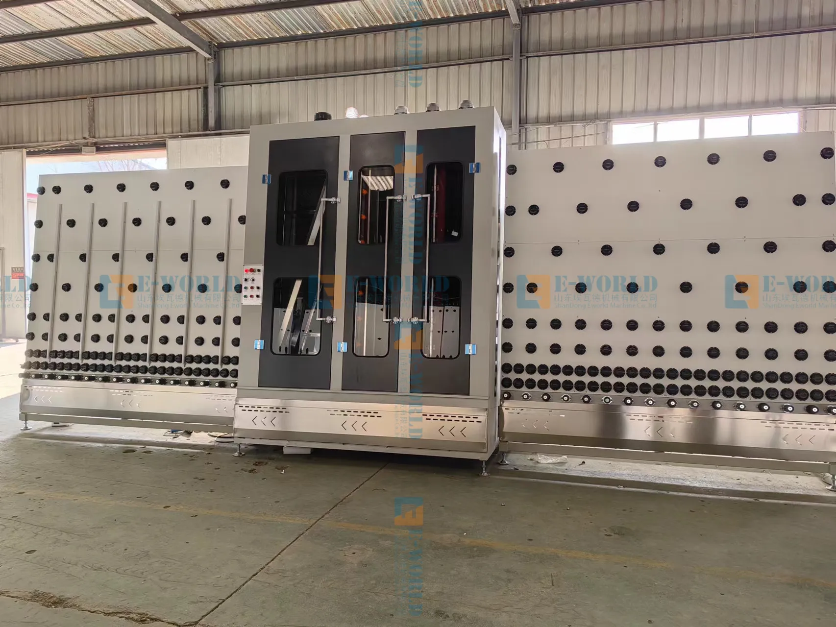 High End Automatic Vertical Glass Cleaning Machine Glass Washing and Drying Machine Glass Washing Machine