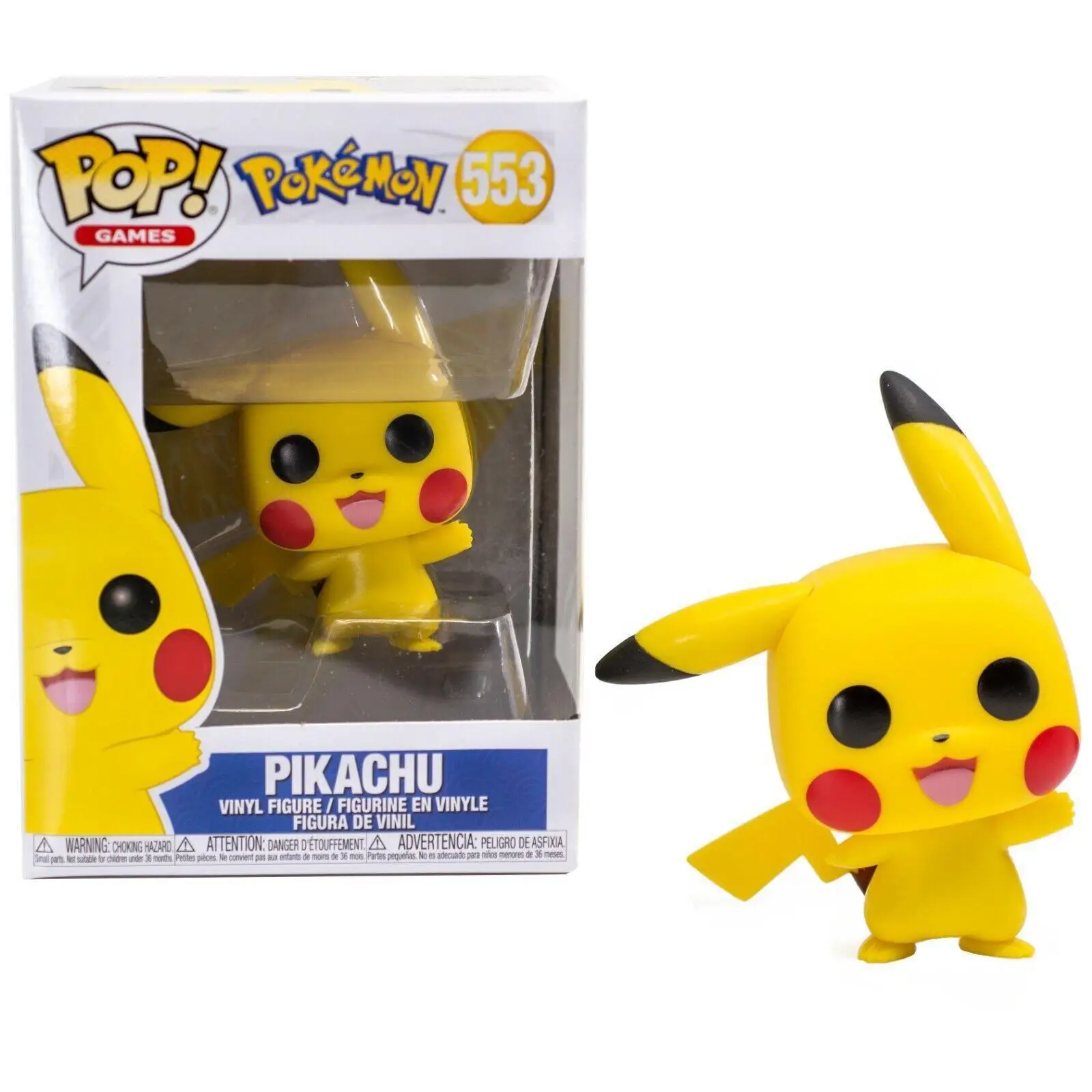 Pop! Pokemoned Silly Kawaii Anime Pikachu Charmander Bulbasaur Funny Gk Action Figure Toys Christmas Birthday Gift for Children