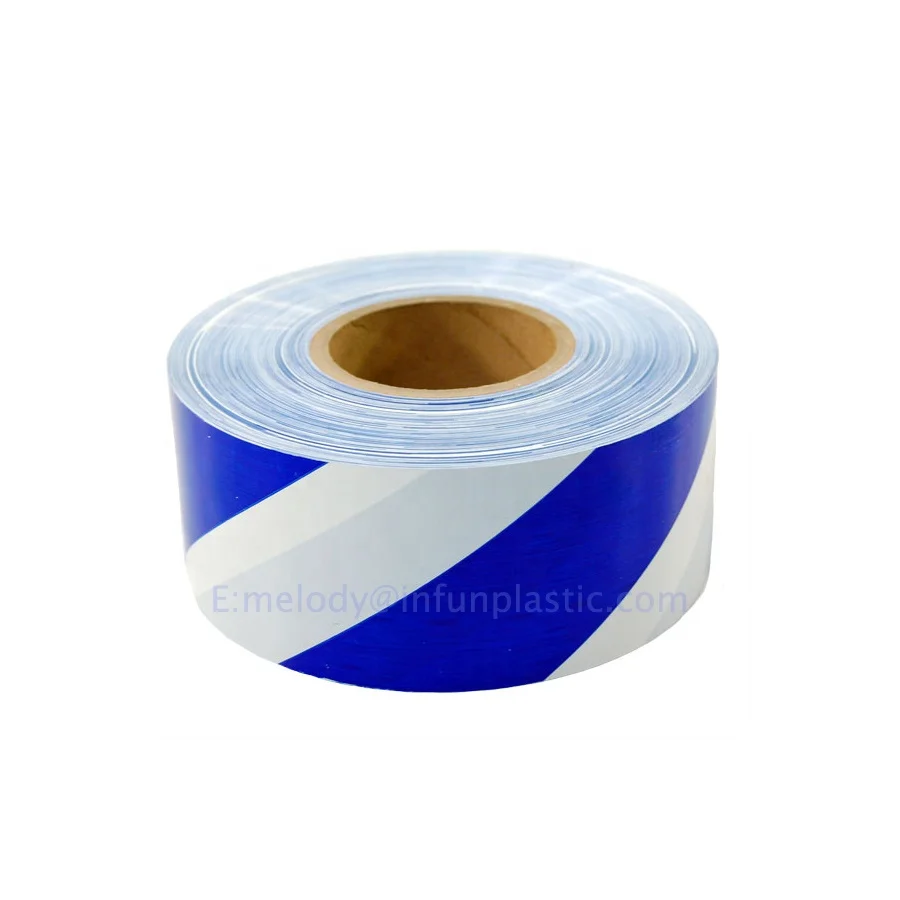 PE Stripe warning tape reflect tape safeti caution tape Ribbon for roadway safety