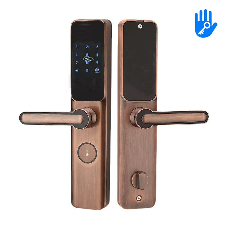 Popular hotel  smart lock  BLE APP smart door lock Intelligent Electric  Digital Handle Keyless TT Smart Lock