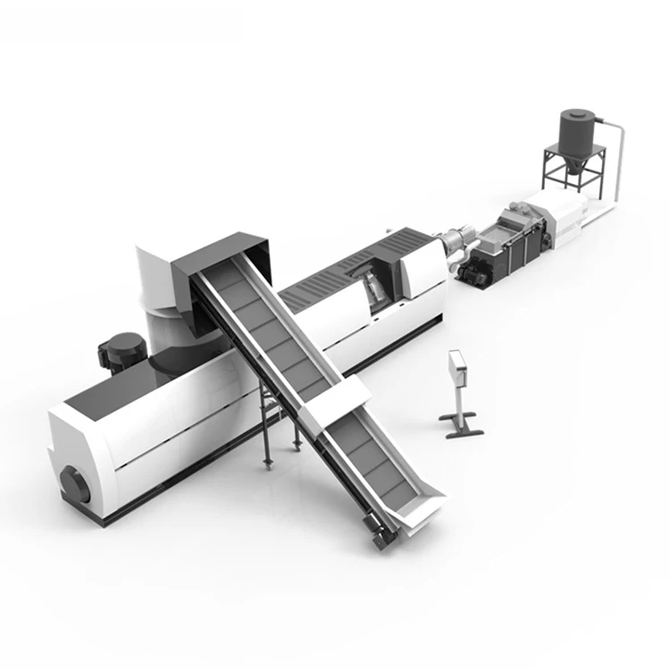 Recycled Plastic Pellets Machines Price Recycling PP PE Pellet Making Granulator Machine