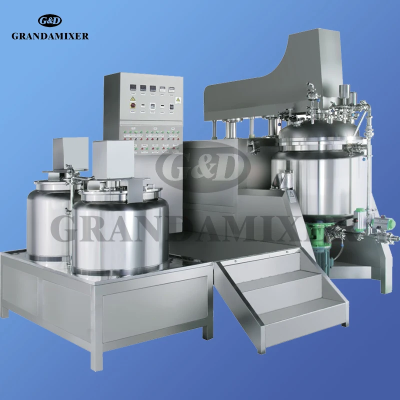 Chemical Soap mixing machinery vacuum emulsifying emulsion equipment used for ointments