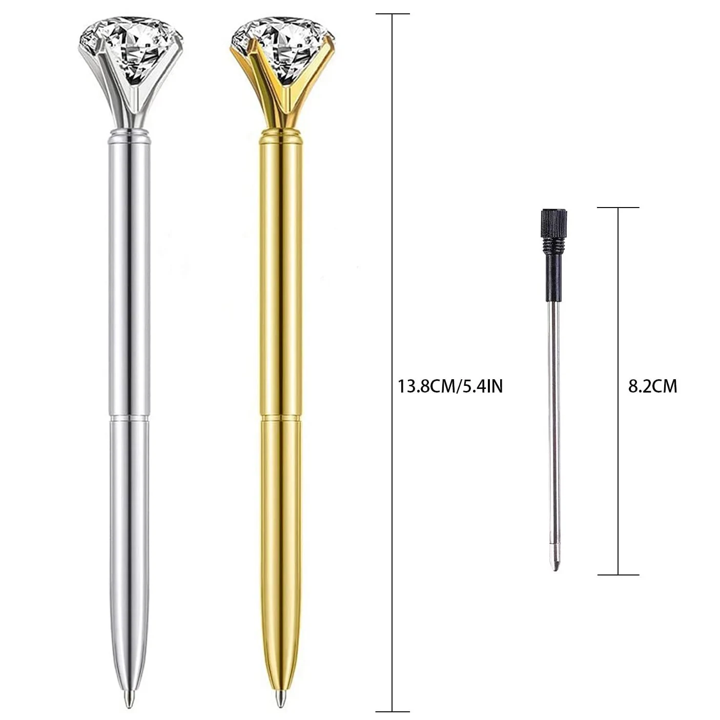 Black Gel Pen Refill Wholesale Replaceable Black Ink Refills Metal Gel Pen Refill