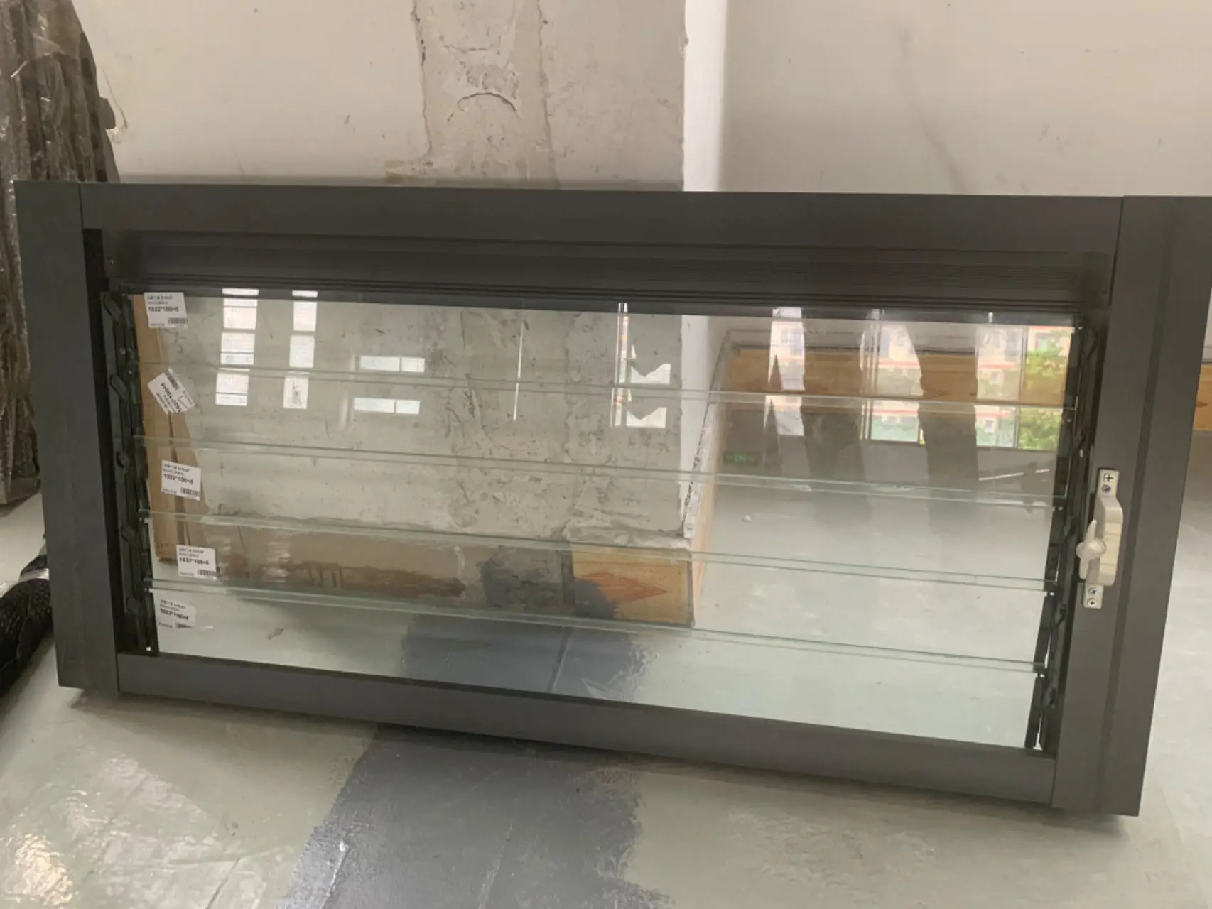 glass louver window and door