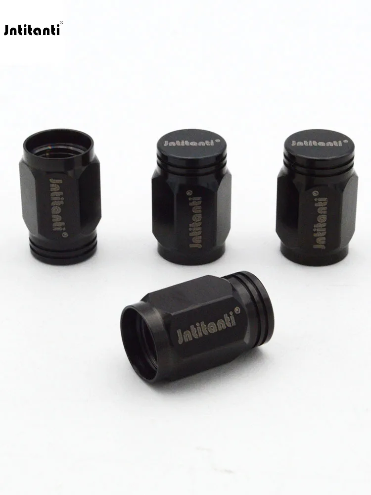 Jntitanti high quality Custom color Gr.5 titanium wheel valve stem caps