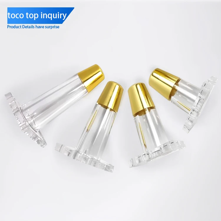 Toco Modern Decoration Clear Acrylic Dinning Table Chair Tube Legs 4pcs 30 Inch Furniture Protectors Sofa Legs Square