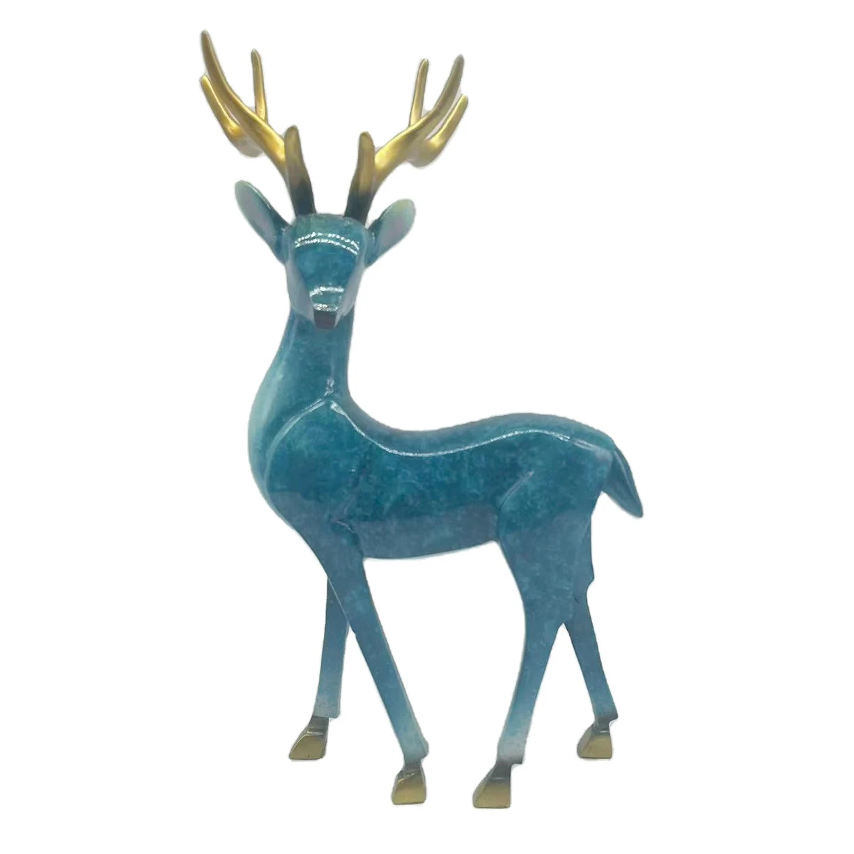 Sika Deer Figurines Desktop New Ornaments Animal Resin Home Decoration