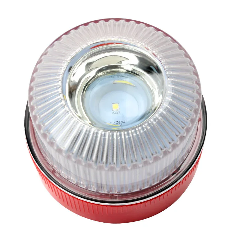 Strong magnetic battery bottom car warning traffic flash LED white emergency light