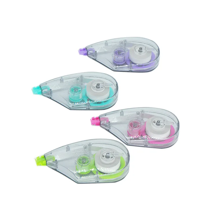 Корректирующая лента высокого качества, 6 м, школьные принадлежности, Корректирующая лента, двухсторонний диспенсер ленты