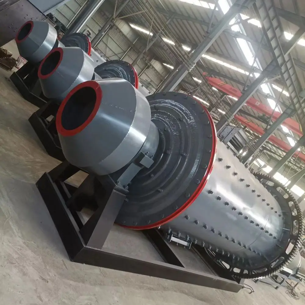 23.7r/min Gold Ore Ball Mill 6.5-36t/h Portable Continuous Ball Mill Grinding Machine for Gold Processing Large scale ball mill