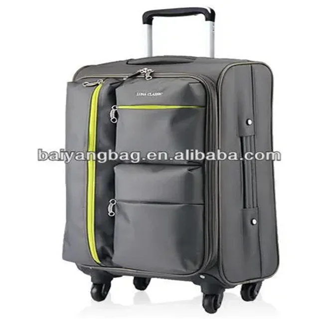 600D polyester 4pcs luggage bag sets