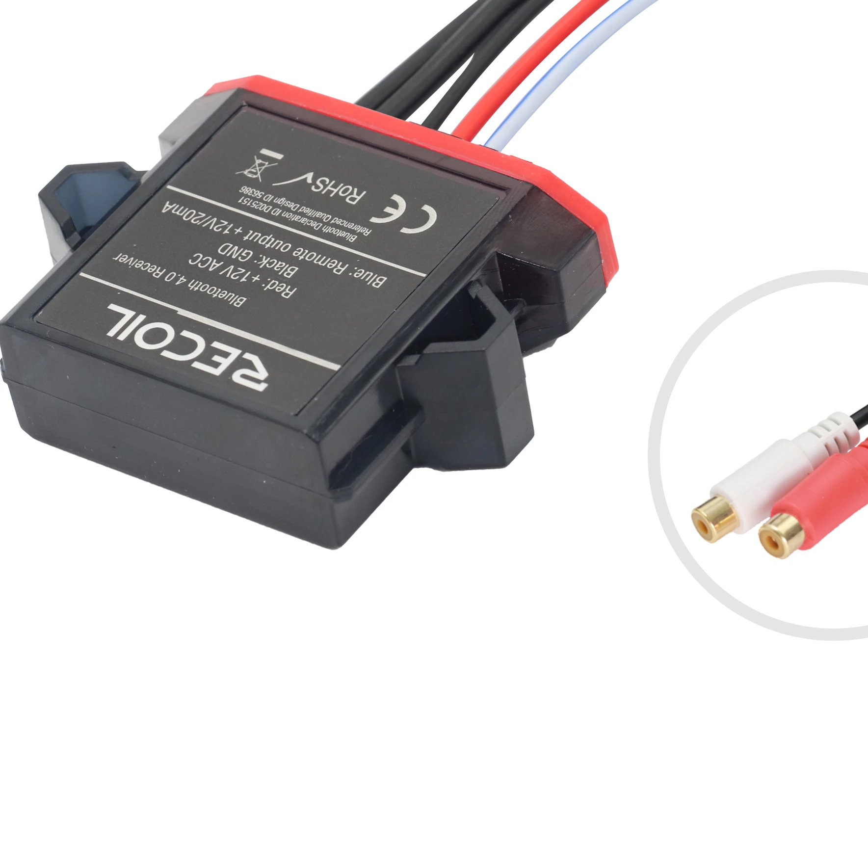 BTR-4C Bluetooth Receiver designed for marine, powersports and automotive  application. They can be connected to any stereo feat