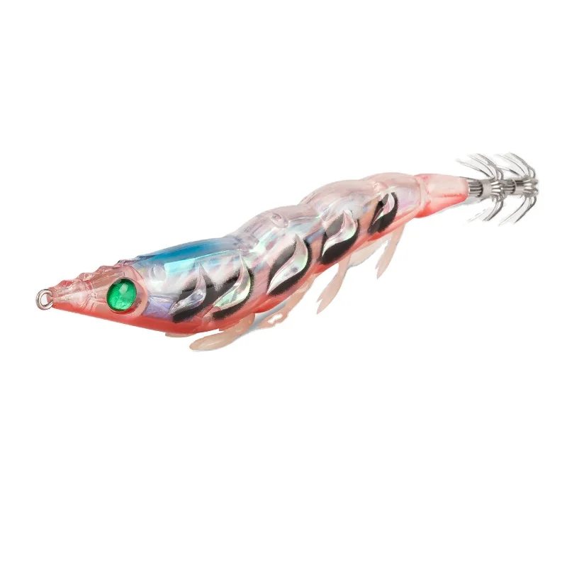 New Sea Fishing Lure Sinking Plastic Shrimp Lure False Bait plastic squid lure Octopus Bait Fishing Tackle