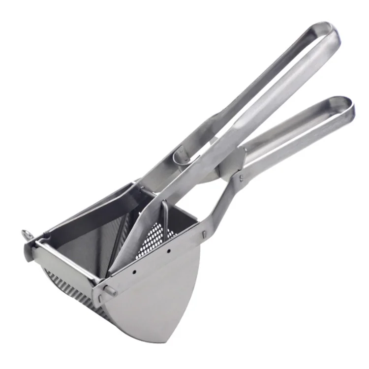 Stainless Steel Heavy Duty Squeezer Lemon Lime Citrus Squeezer and Vegetables Potato Masher Ricer