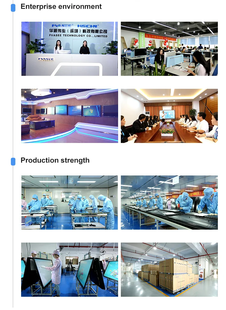 FVASEE Dual Screen LCD Digital Signage 43 55 65 Inch 360 Degree Rotating Commercial Advertising Display Screen