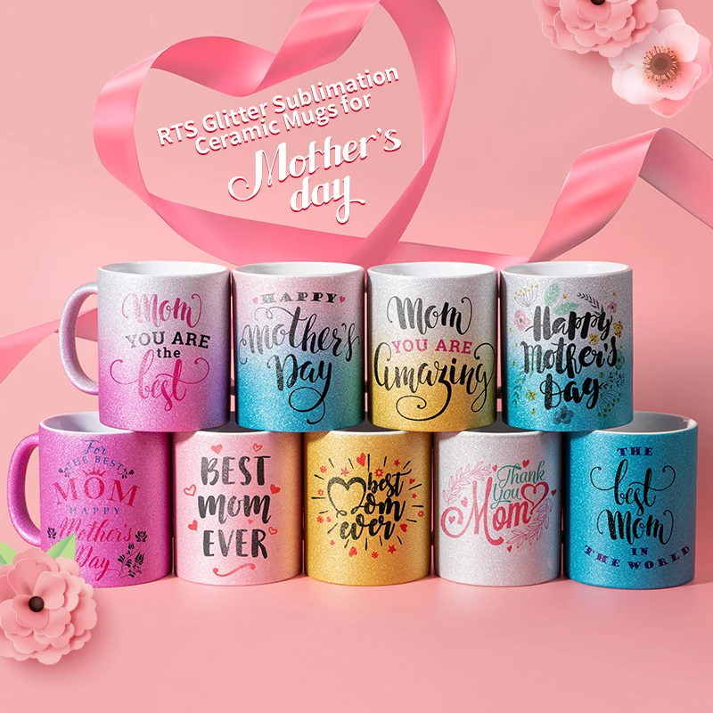 PYD Life подарок на день матери 11 унций кружка с сублимационной печатью керамическая кофейная чашка блестящая сублимационная кружка