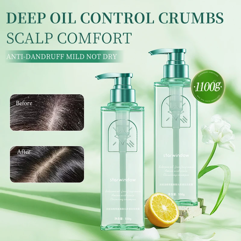 Private Label Herbal Hair Care Set Nourishing Anti-Hair Loss Amino Acid Shampoo Original Hair Shampoo And Conditioner Set