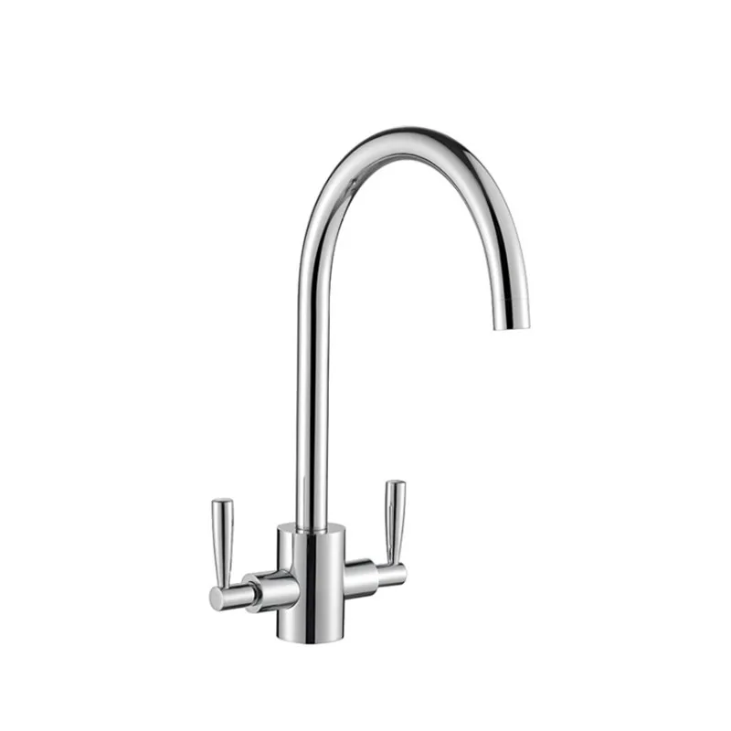 KB TEK Most Popular Luxury Design Durable Single Hole Mounted Faucet Kitchen mixer Modern Brush Brass Mixer Tap