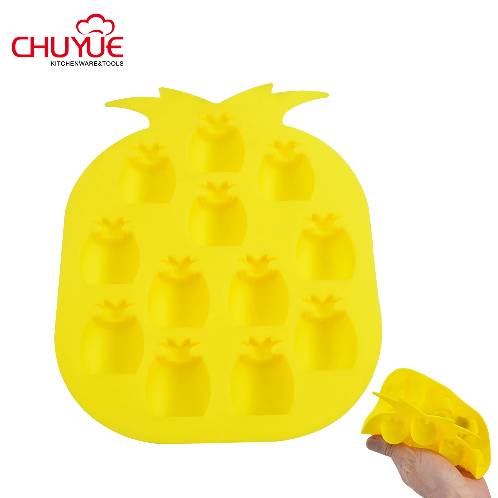 Creative Ice Maker Mold Customer Pineapple Shaped Silicone Mould