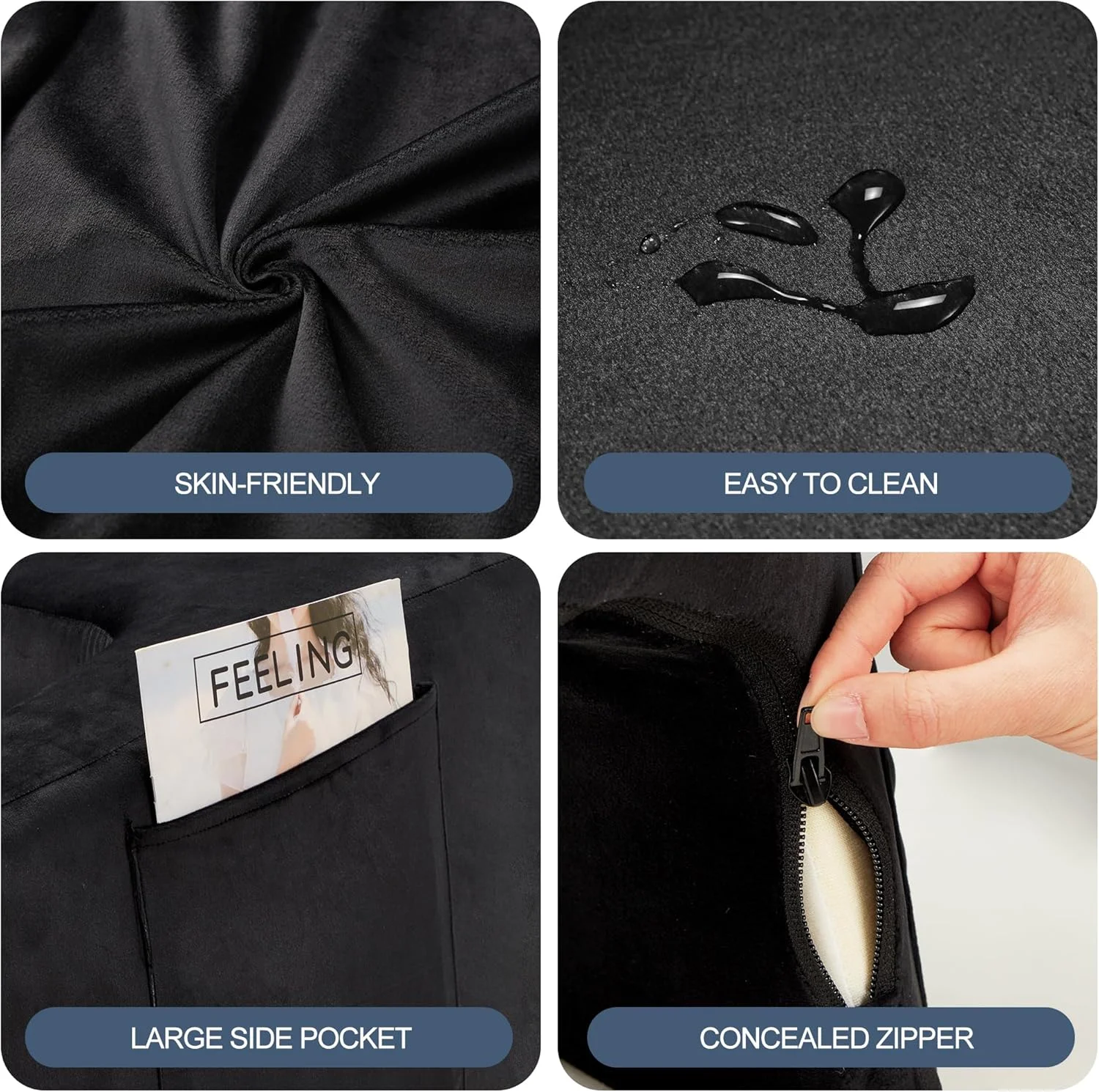 Custom Orthopedic Reading Pillow Arm Rest Pillow Memory foam Lap Desk Gaming Pillow for Reading Gaming Sitting in Bed