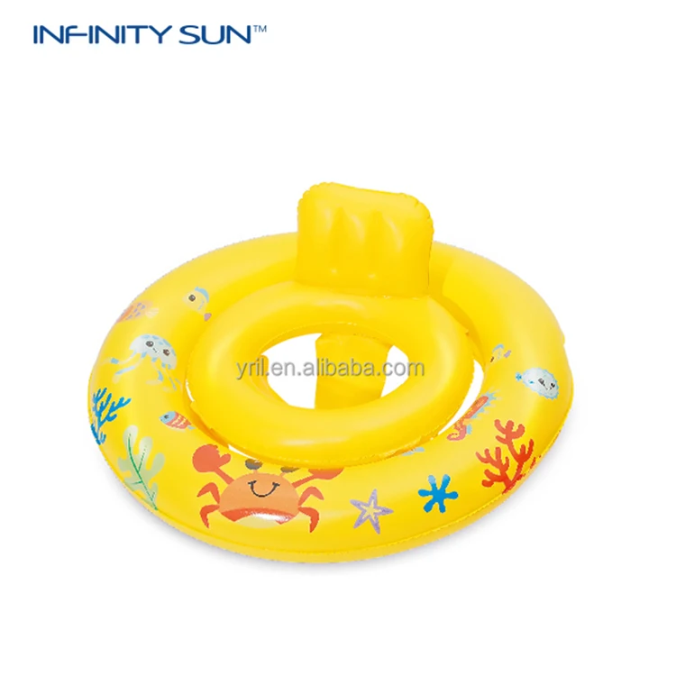 INFINITY SUN Round Summer Inflatable Rings Floats Water Swimming Ring
