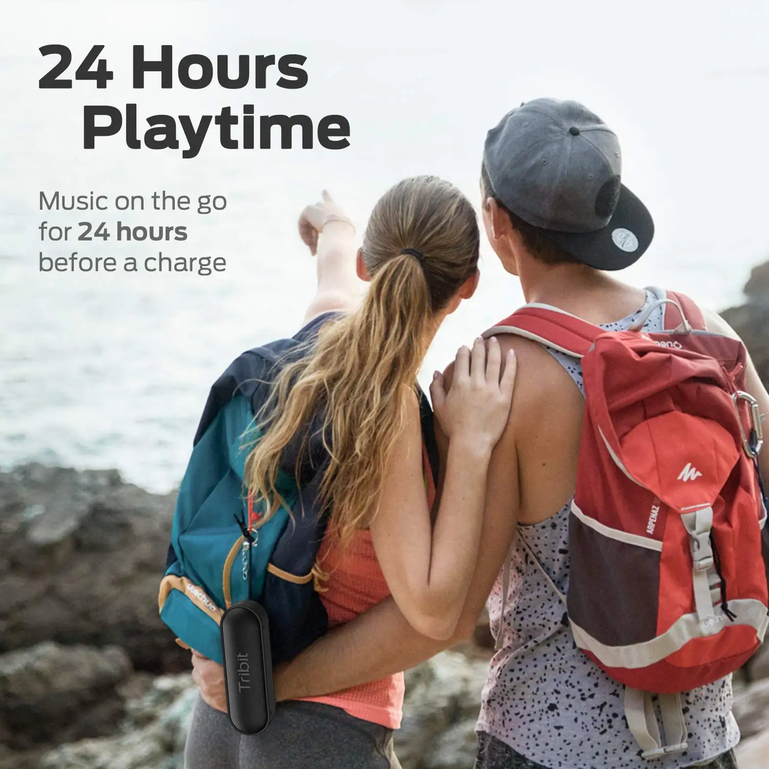 2022 Outdoor Speaker, Tribit XSound Go Speaker Portable Wireless 24 hrs playing time Waterproof Speaker for Home, Outdoor