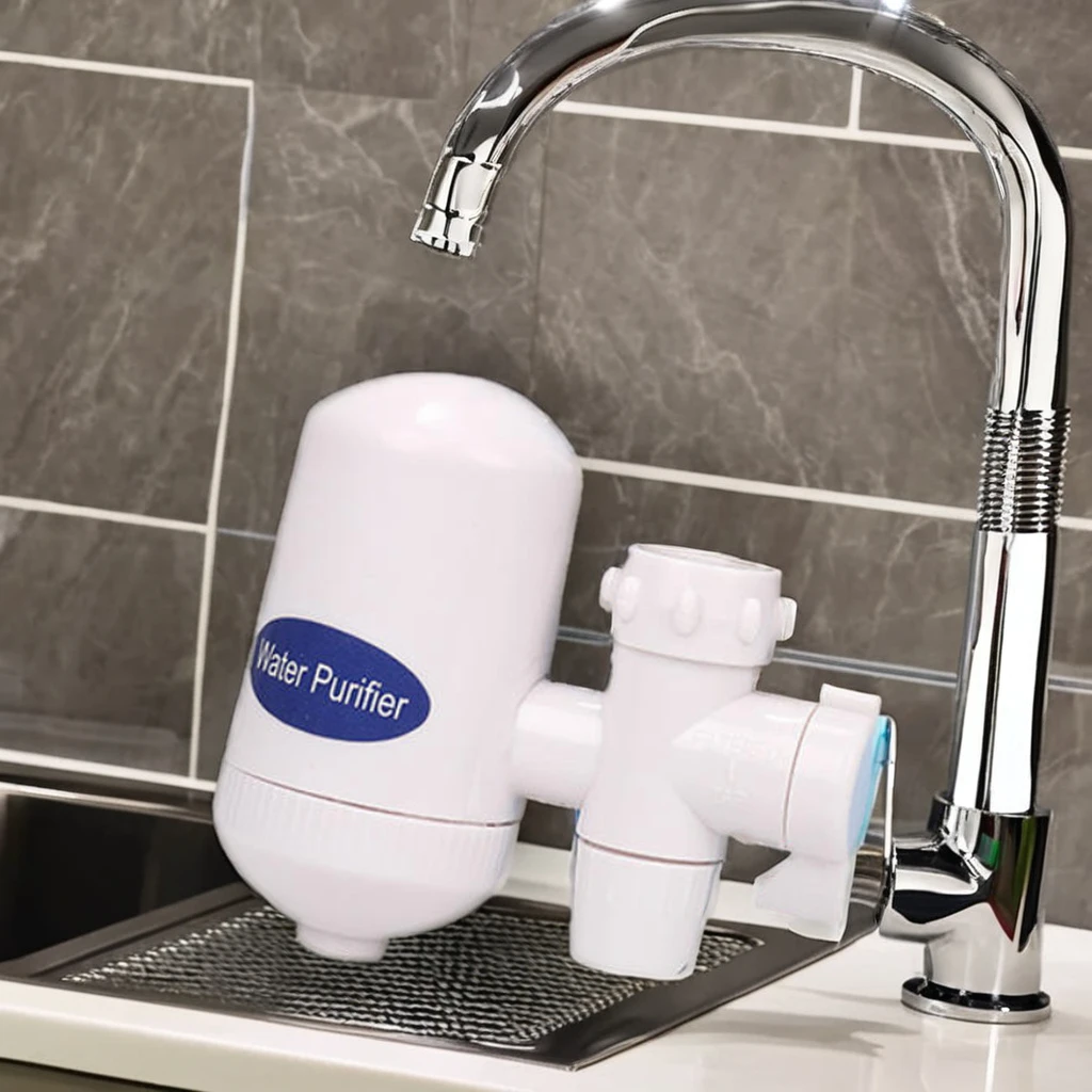 Environmentally Friendly Household Faucet Water Purifier Purified Water Strainer Device with Nozzle Tap Water Filter Pitcher Use